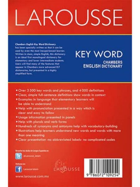 KEY WORD CHAMBERS ENGLISH DICTIONARY