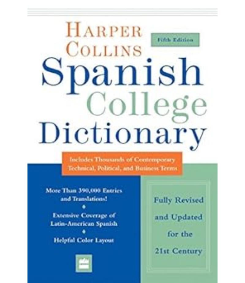 HARPER COLLINS SPANISH COLLEGE DICTIONARY -FIFTH EDITION-