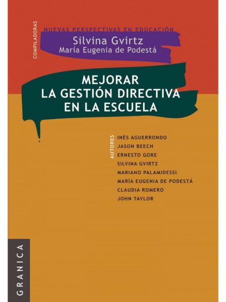 MEJORA LA GESTIÓN DIRECTIVA EN L ESCUELA -NUEVAS PERSPECTIVAS EN EDUCACIÓN-