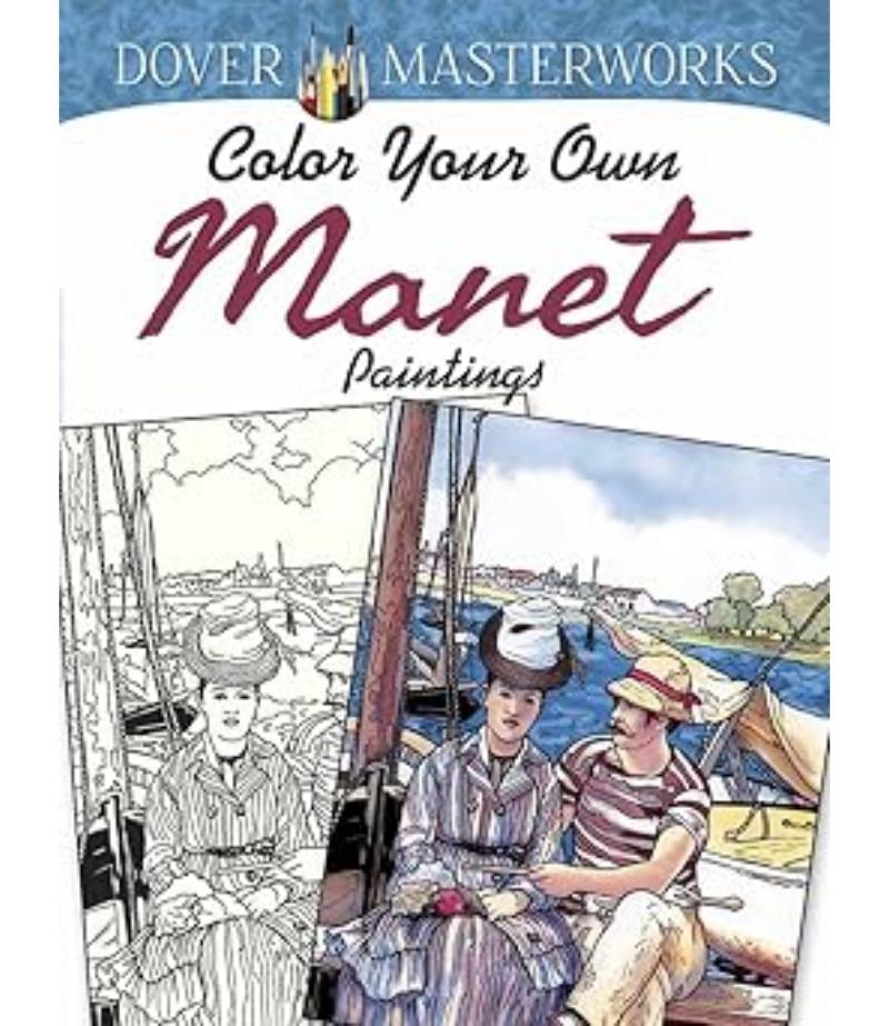 COLOR YOUR OWN MANET PAINTINGS