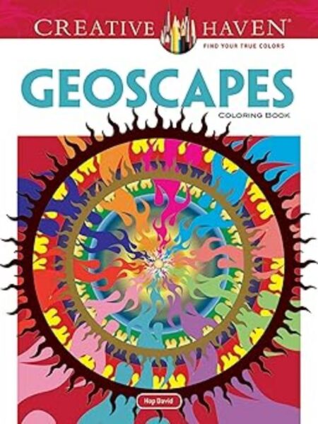 GEOSCAPES COLORING BOOK -CREATIVE HAVEN-