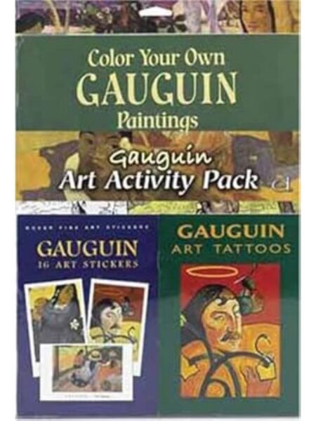 GAUGIN COLOR YOUR OWN PAINTINGS ART ACTIVITY PACK