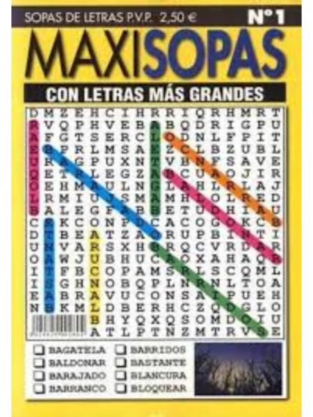 MAXI SOPAS CON LETRAS MÁS GRANDES -COLECCIÓN-