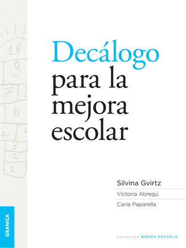 DECÁLOGO PARA LA MEJORA ESCOLAR (EBOOK)