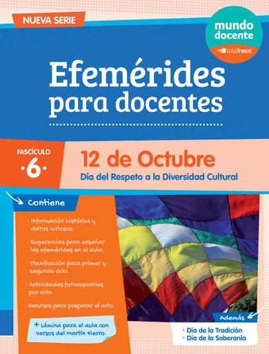 12 DE OCTUBRE. EFEMÉRIDES PARA DOCENTES. COLECCIÓN 2 - FASCÍCULO 6 (EBOOK)