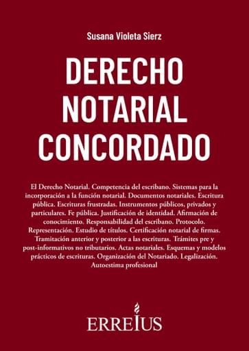 DERECHO NOTARIAL CONCORDADO (EBOOK)