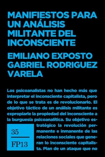 MANIFIESTOS PARA UN ANÁLISIS MILITANTE DEL INCONSCIENTE (EBOOK)