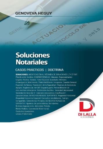 SOLUCIONES NOTARIALES - CASOS PRÁCTICOS Y DOCTRINA. HEGUY, G (EBOOK)