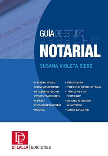 GUÍA DE ESTUDIO: DERECHO NOTARIAL -SIERZ (EBOOK)