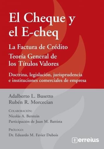 CHEQUE Y  E-CHEQ, EL (EBOOK)