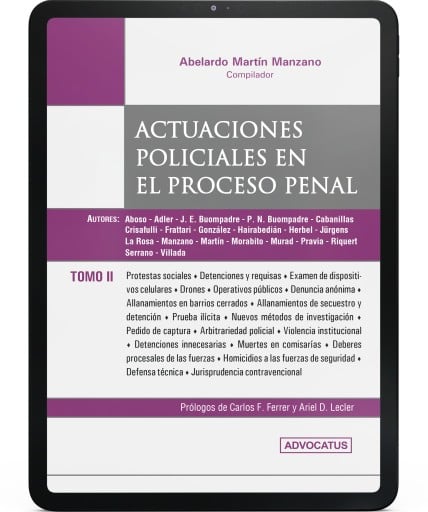 ACTUACIONES POLICIALES EN EL PROCESO PENAL - TOMO 2 (EBOOK)