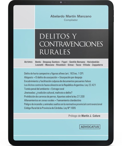 DELITOS Y CONTRAVENCIONES RURALES (EBOOK)