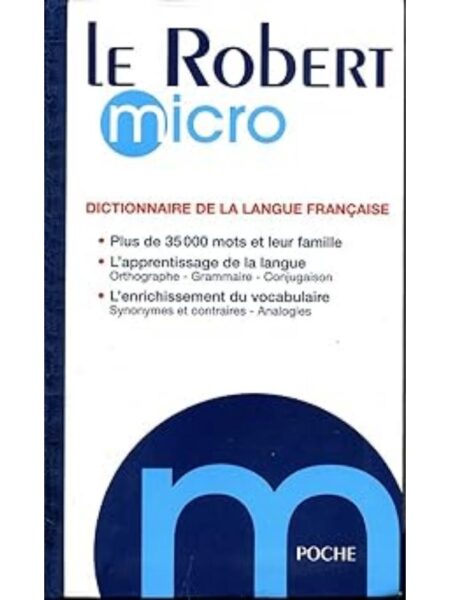 DICTIONNAIRE DE LA LENGUA FRANCAISE POCHE LE ROBERT MICRO