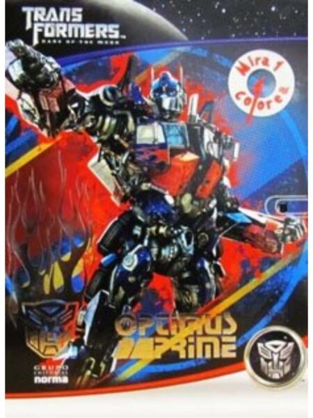 TRANS FORMERS. MIRA Y COLOREA