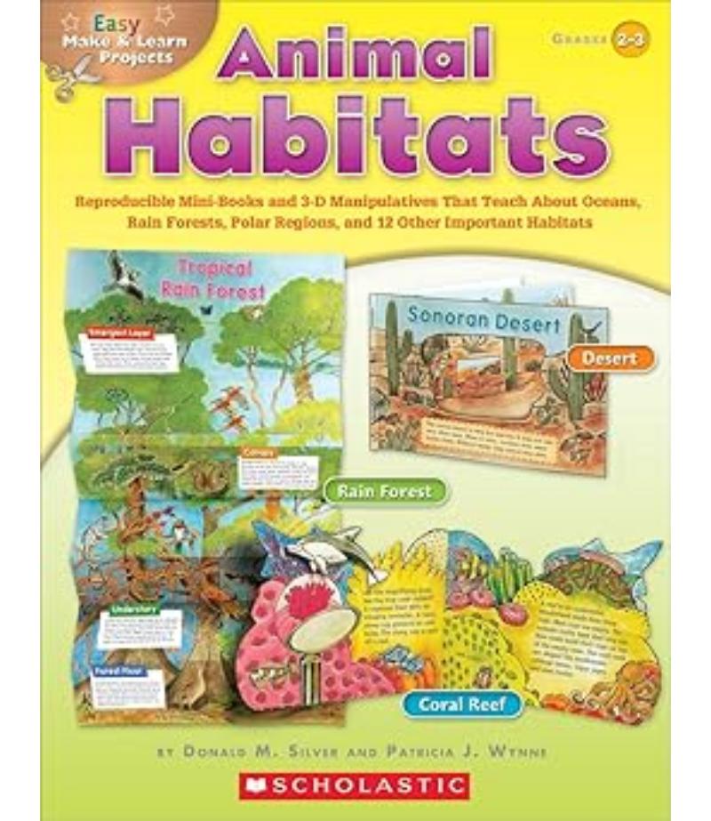 ANIMAL HABITATS -EASY MAKE & LEARN PROJECTS-