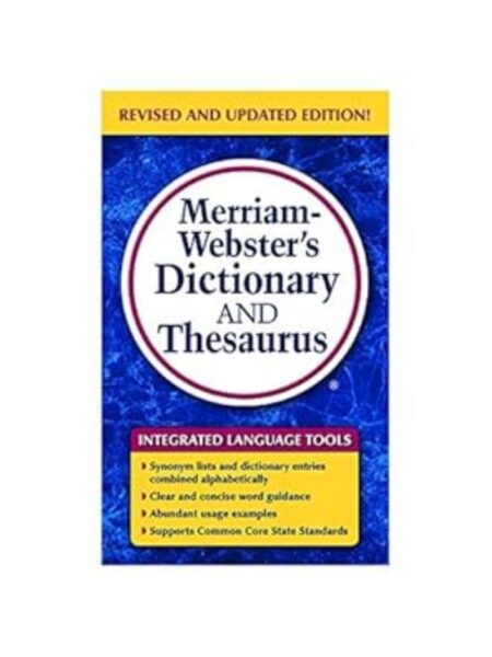 MERRIAM WEBSTERS DICTIONARY AND THESAURUS