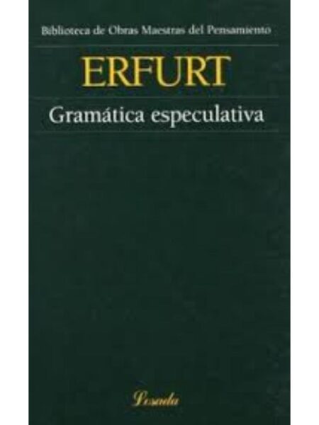 GRAMÁTICA ESPECULATIVA
