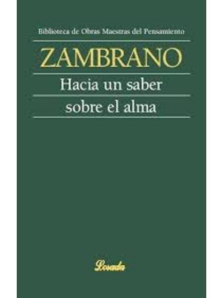 HACIA UN SABER SOBRE EL ALMA