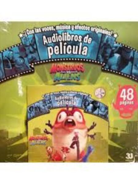 MONSTRUOS VS ALIENS AUDIOLIBROS DE PELÍCULA + CD