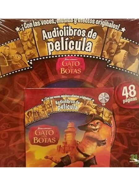 GATO CON BOTAS AUDIOLIBROS DE PELÍCULA + CD