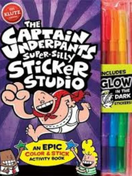 CAPTAIN UNDERPANTS SUPER-SILLY -KIT- STICKER STUDIO