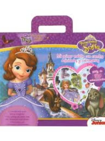 PRINCESITA SOFÍA -MI PRIMER MALETIN CON CUENTOS ACTVIDADES Y CALCOMANÍAS-