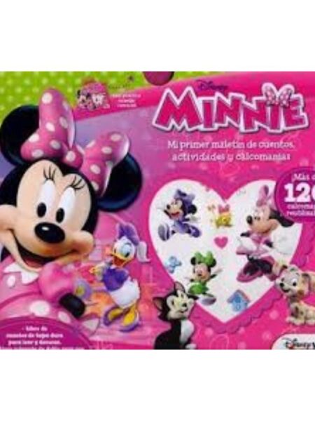 MINNIE-MI PRIMER MALETIN DE CUENTOS ACTIVIDADES Y CALCOMANIAS