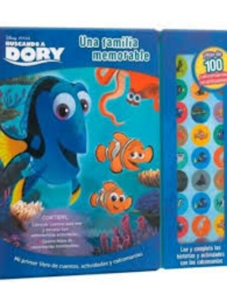 BUSCANDO A DORY UNA FAMILIA MEMORABLE- MI PRIMER LIBRO DE CUENTOS ACTIVIDADES Y CALCOMANÍS