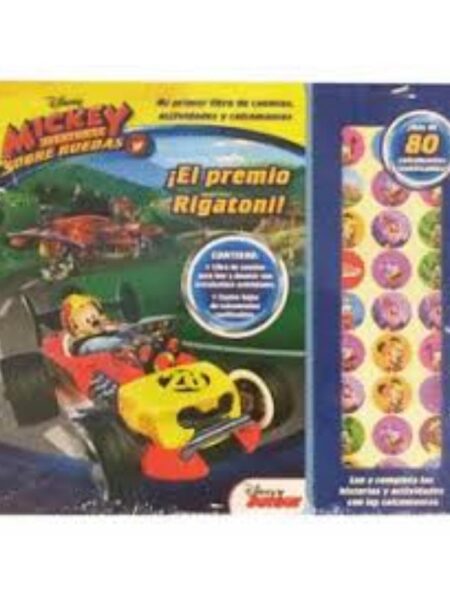 MICKEY EL PREMIO RIGATONI -TD- LIBRO + CALCOMANÍAS