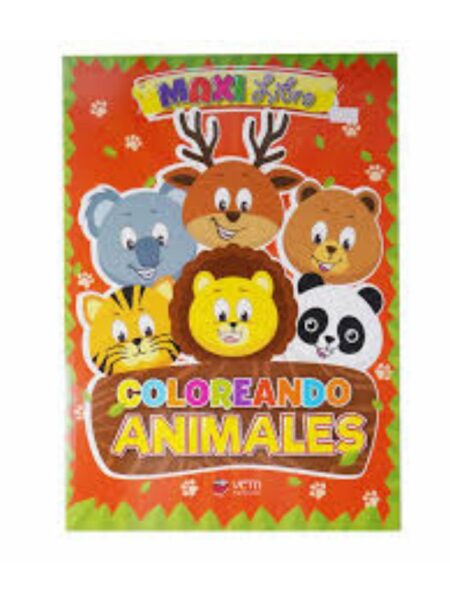 COLOREANDO ANIMALES -MAXI LIBRO-