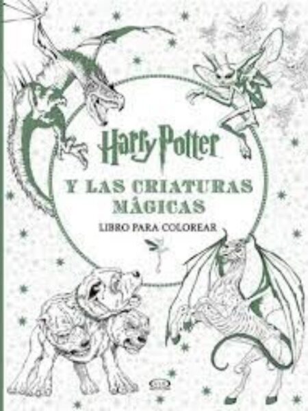 HARRY POTTER Y LAS CRIATURAS MÁGICA - LIBRO PARA COLOREAR-