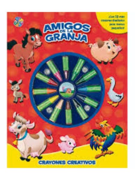 AMIGOS DE LA GRANJA CRAYONES CREATIVOS