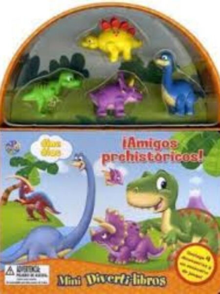 ¡AMIGOS PREHISTÓI COS! MINI DIVERTI-LIBROS.