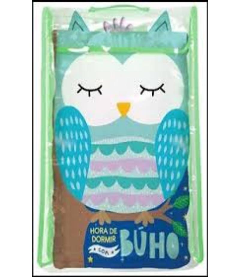 HORA DE DORMIR CON BÚHO, LIBRO DE TELA