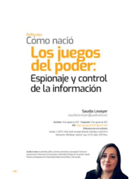 JUEGOS DEL PODER, LOS - ESPIONAJE Y CONTROL DE LA INFORMACIÓN