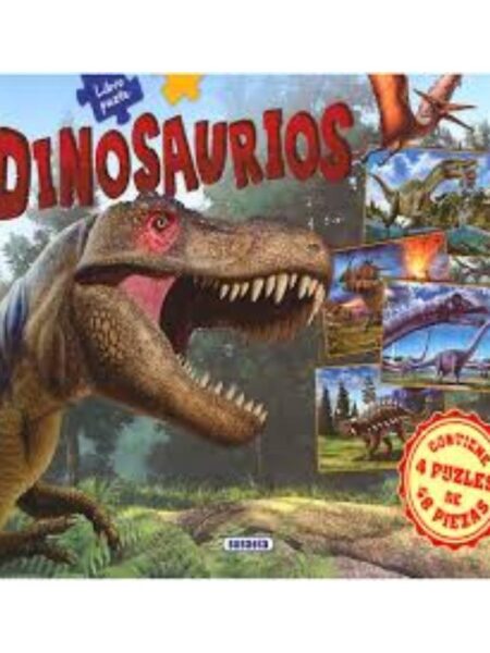 DINOSAURIOS - LIBRO PUZLE - 48PZS
