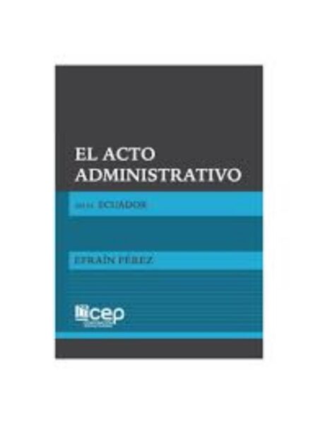 ACTO ADMINISTRATIVO, EL