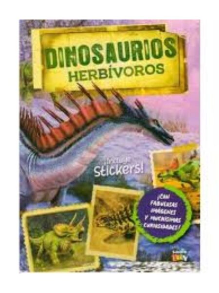 DINOSAURIOS HERBÍVOROS INCLUYE STIKERS