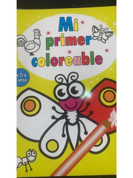MI PRIMER LIBRO COLOREABLE