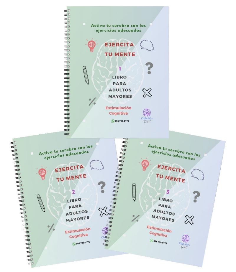 EJERCITA TU MENTE AULTOS MAYORES PACK X 3 LIBROS