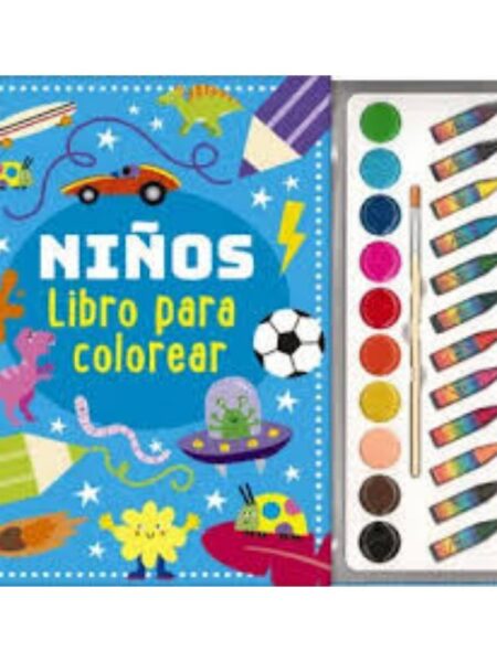 NIÑOS-LIBRO PARA COLOREAR-