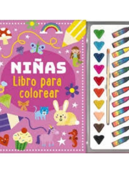 NIÑAS -LIBRO PARA COLOREAR-