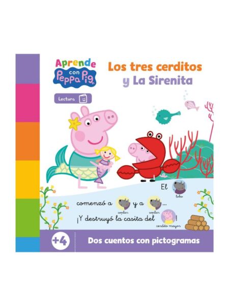APRENDE CON PEPPA -LOS TRES CERDITOS Y LA SIRENITA-