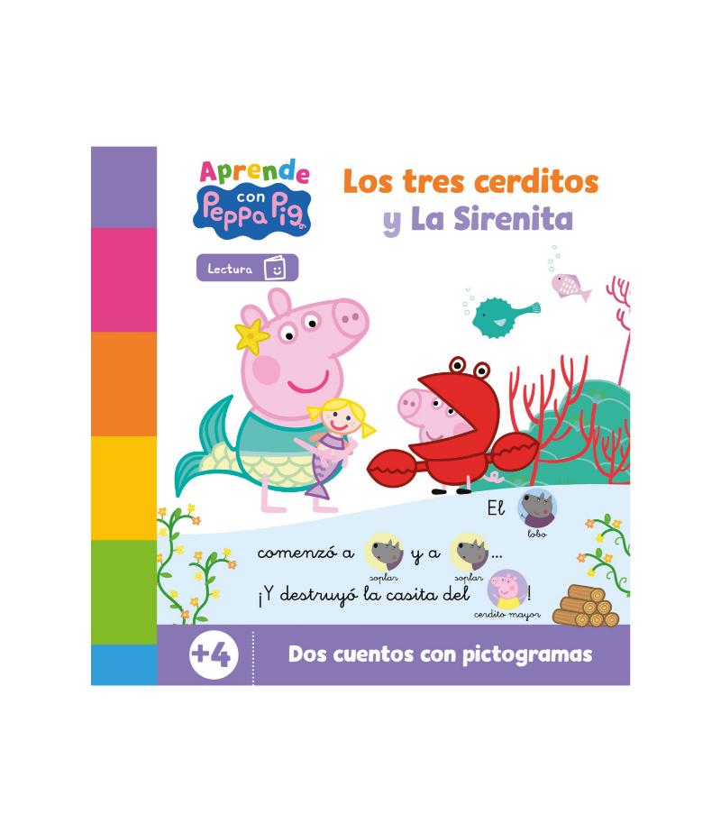 APRENDE CON PEPPA -LOS TRES CERDITOS Y LA SIRENITA-