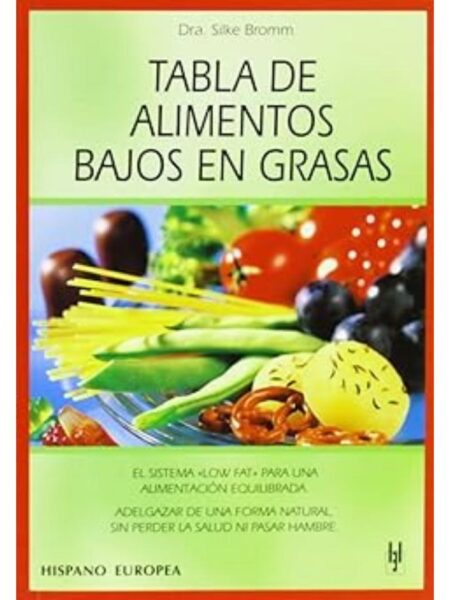 TABLA DE ALIMENTOS BAJOS EN GRASAS