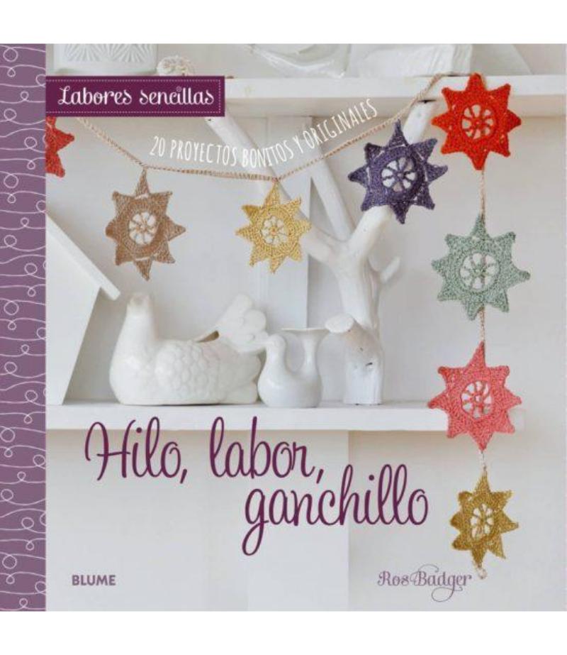 HILO, LABOR, GANCHILLO -LABORES SENCILLOS-