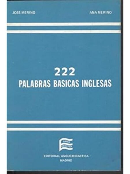 222 PALABRAS BÁSICAS INGLESAS