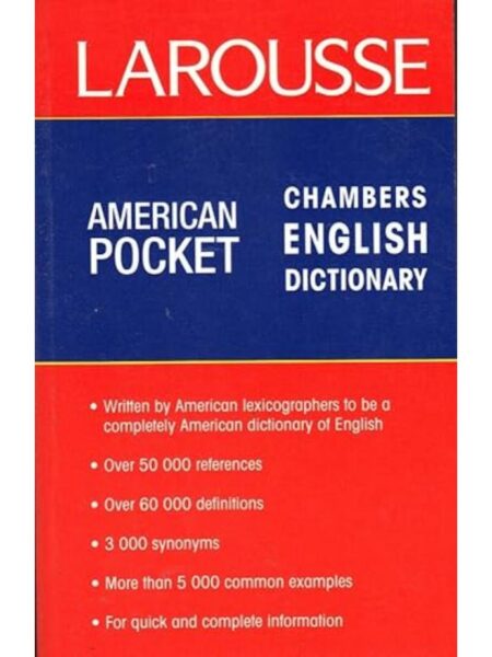 DICCIONARIO AMERICAN POCKET CHAMBERS ENGLISH
