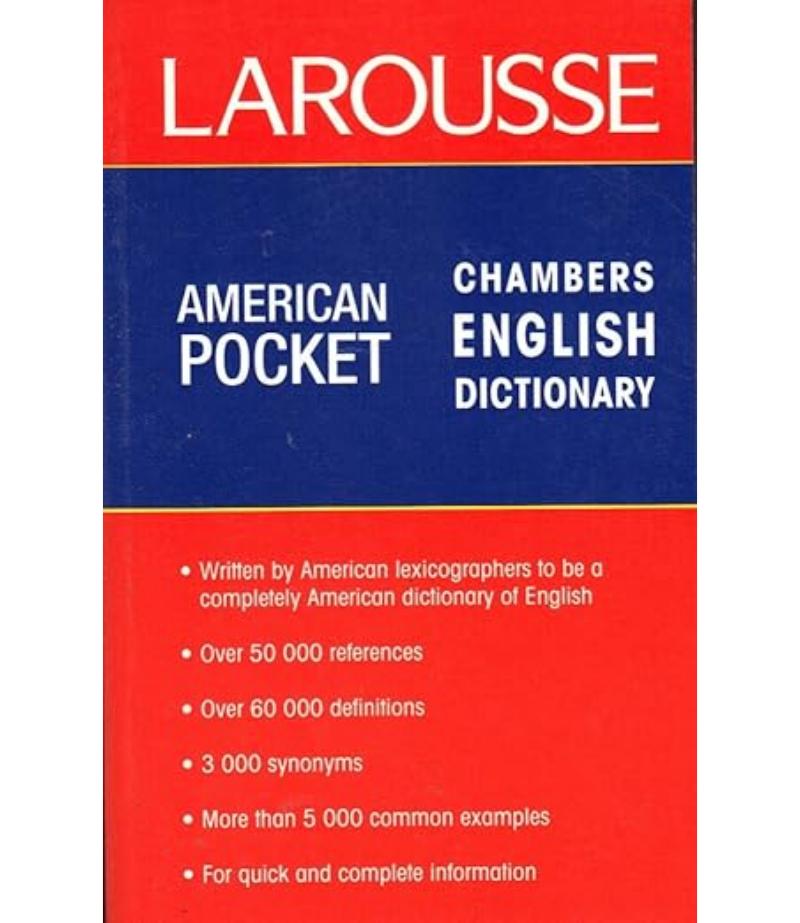 DICCIONARIO AMERICAN POCKET CHAMBERS ENGLISH