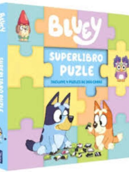 BLUEY NOVELTY -LIBRO ROMPECABEZAS-